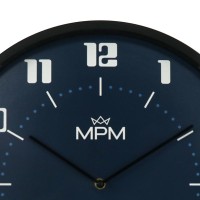 Nástenné hodiny MPM, 4206 retro modrá